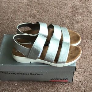 Brand New Silver Comfortable Sandals